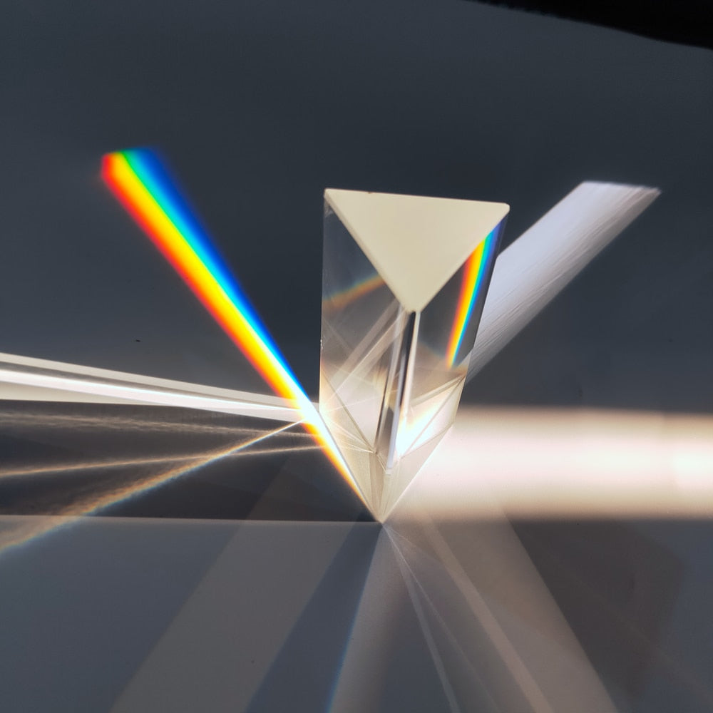Triangular Prism Optical Glass|sciencekitshop.com