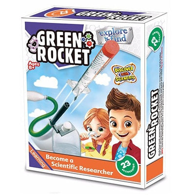 DIY STEM Green Rocket Kit|sciencekitshop.com