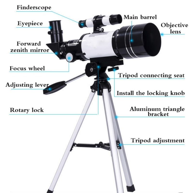 Portable Astronomical Telescope with Tripod|sciencekitshop.com
