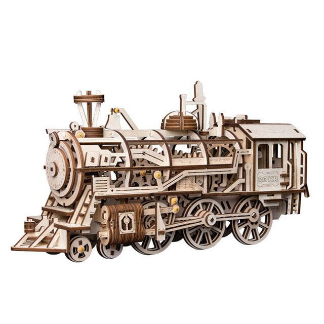 Locomotive DIY Laser Cutting 3D Model|sciencekitshop.com