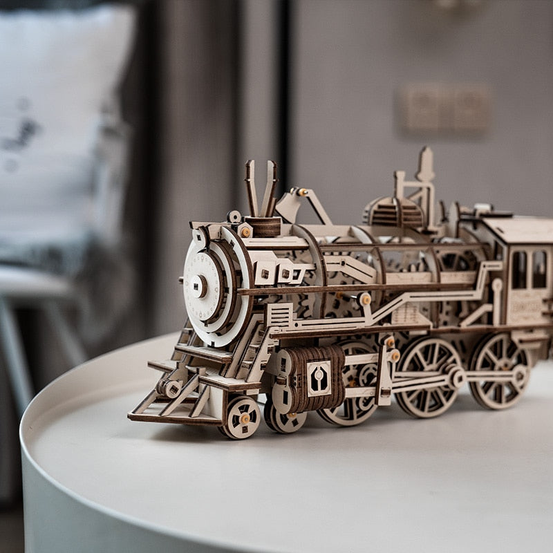 Locomotive DIY Laser Cutting 3D Model|sciencekitshop.com